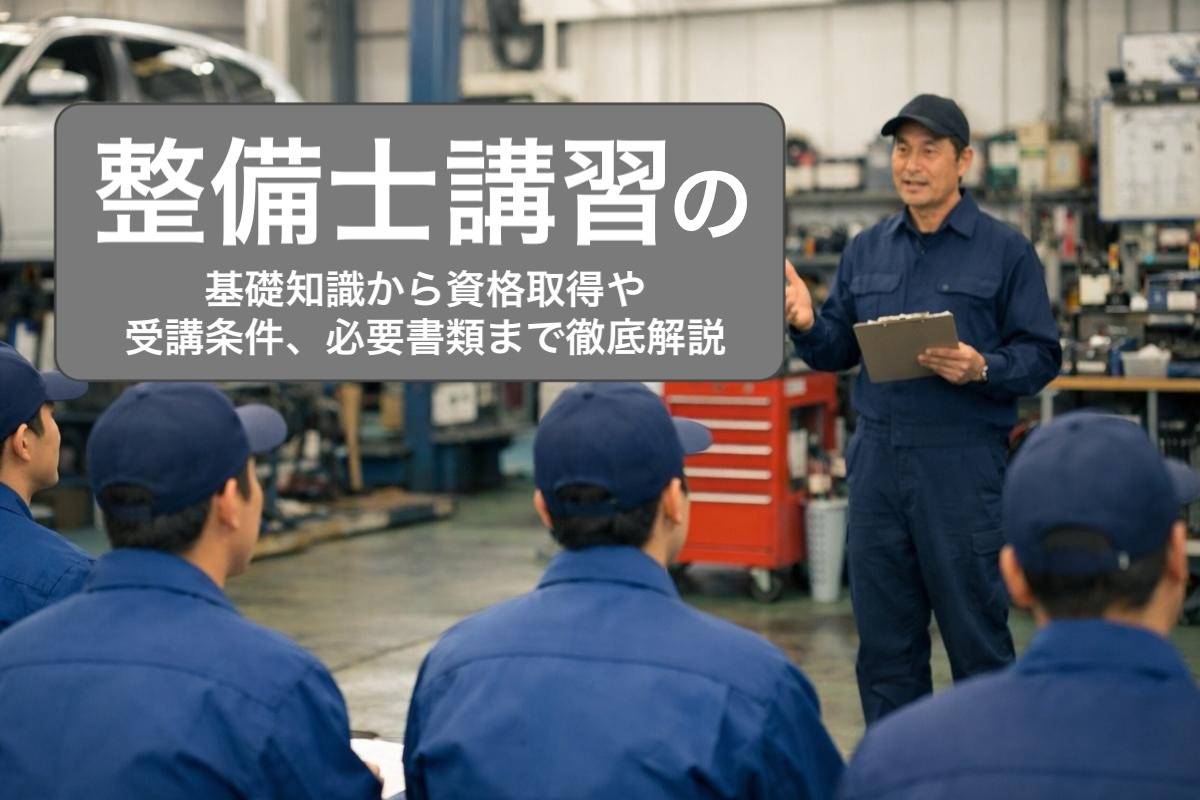 整備士講習の基礎知識から資格取得や受講条件、必要書類まで徹底解説