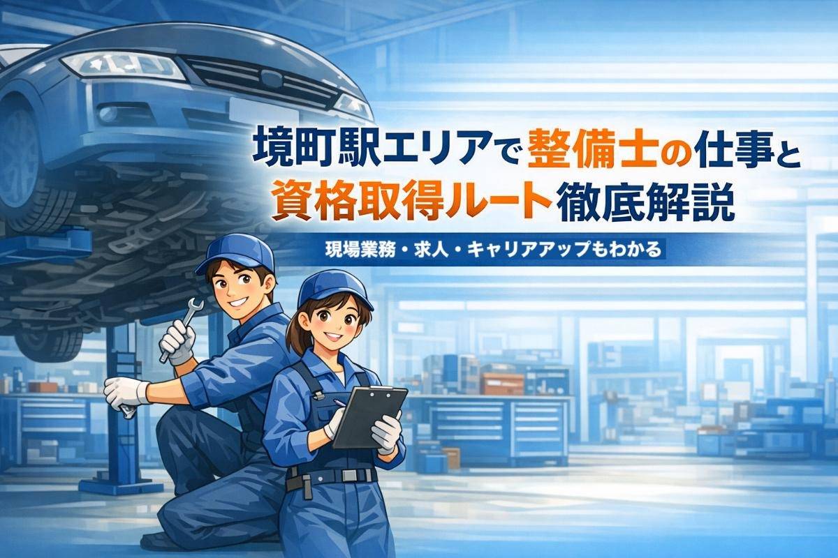境町駅エリアで整備士の仕事と資格取得ルート徹底解説｜現場業務・求人・キャリアアップもわかる