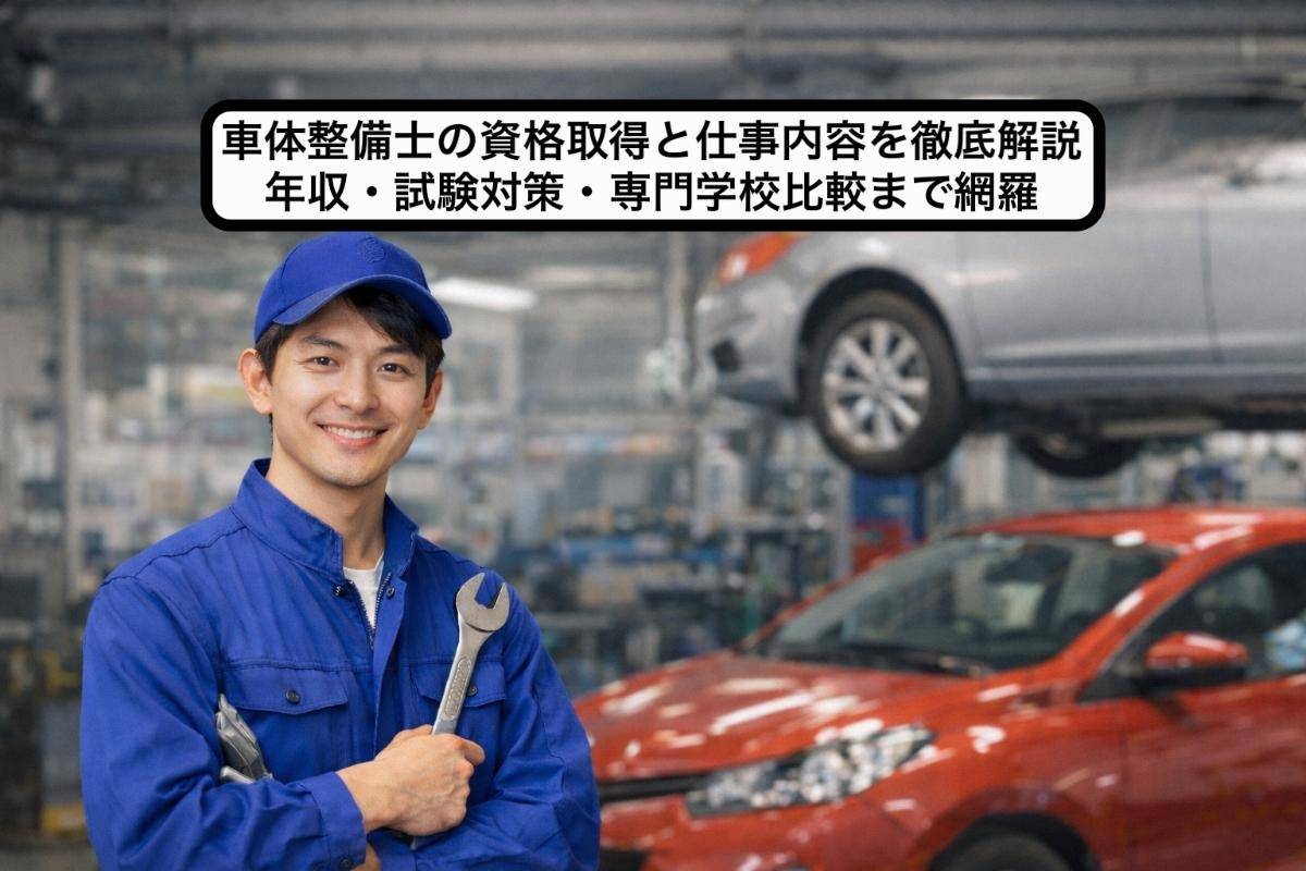 車体整備士の資格取得と仕事内容を徹底解説｜年収・試験対策・専門学校比較まで網羅