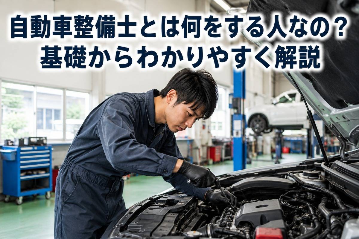 自動車整備士とは何をする人なの?基礎からわかりやすく解説