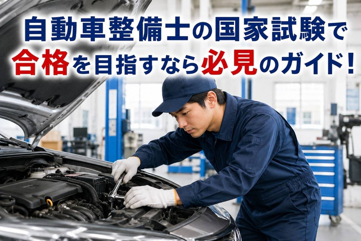 自動車整備士の国家試験で合格を目指すなら必見のガイド!